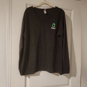 Women's Long Sleeve Shirt for Shipt - XXL Slate Gray